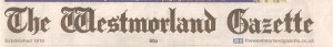 Westmorland Gazette Title